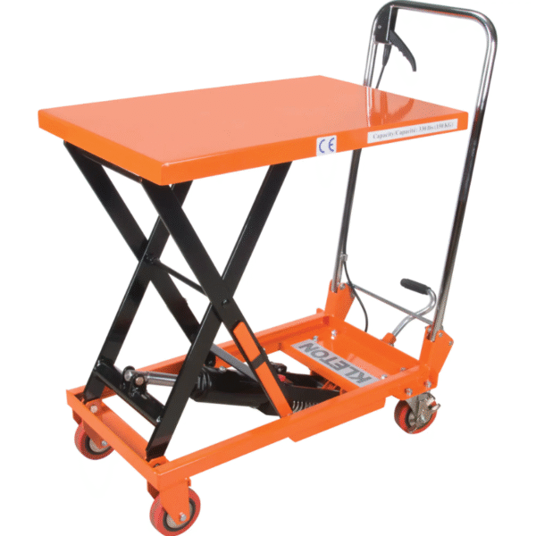 Table élévatrice hydraulique manuelle - 330 lb de capacité